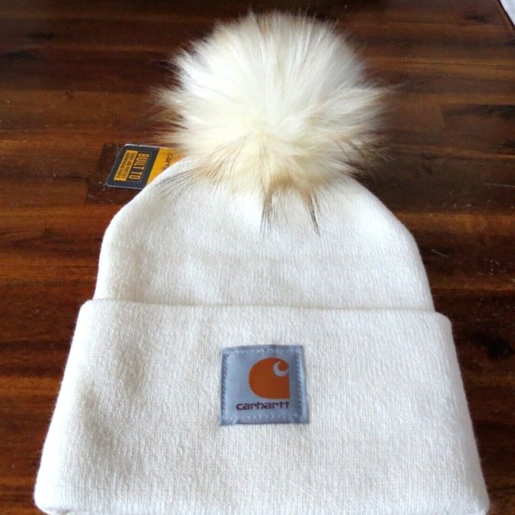 Carhartt Beanie Handmade in USA Pom - Picture 3 of 7